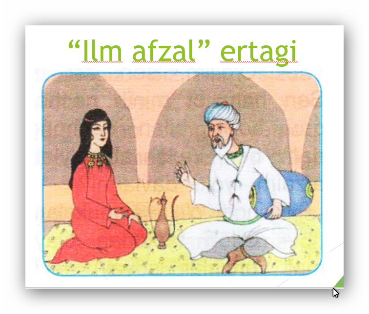 Ilm afzal. 4-sinf o’qish fanidan slayd dars